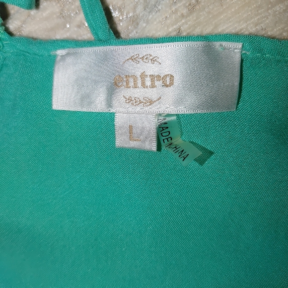 ENTRO TIE DYE BEACH DRESS L - Picture 7 of 8